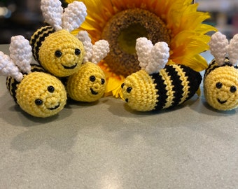 Crochet bumble bee