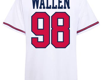 Wallen 98 Braves Baseball Jersey