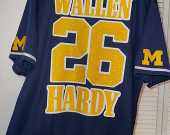 Michigan Wallen-Hardy Baseball Jersey