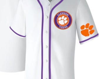 Clemson Wallen Baseball Jersey