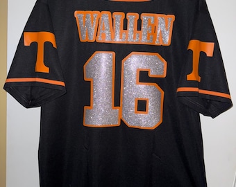 Wallen Tennessee Vols Baseball Jersey -Black