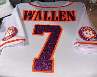 Clemson Wallen Baseball Jersey