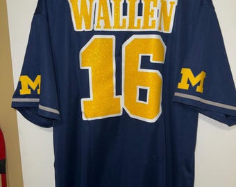 Michigan Wallen Baseball Jersey