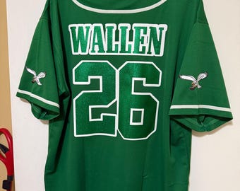 Wallen Philadelphia Eagles Baseball Jersey