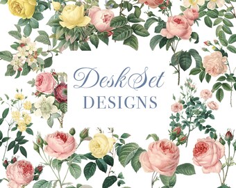 Vintage Roses clipart, vintage florals,vintage flower clip art,botanical clipart,vintage botanical,clipart flowers,scrapbook flowers clipart