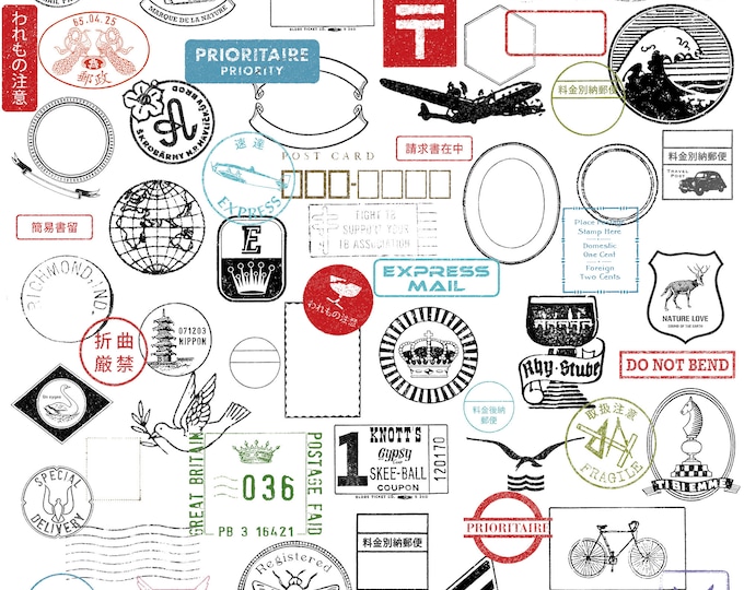 Post Office Clipart - Stamps Mail Clip Art Postal Elements Postage Air ...