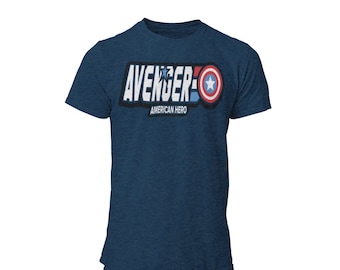 Avenger; An America Hero Unisex Shirt | Superhero Shirt | Comic Book Tee | Caps Shield Shirt | Cartoon Parody Tee | Fourth Of July Shirt