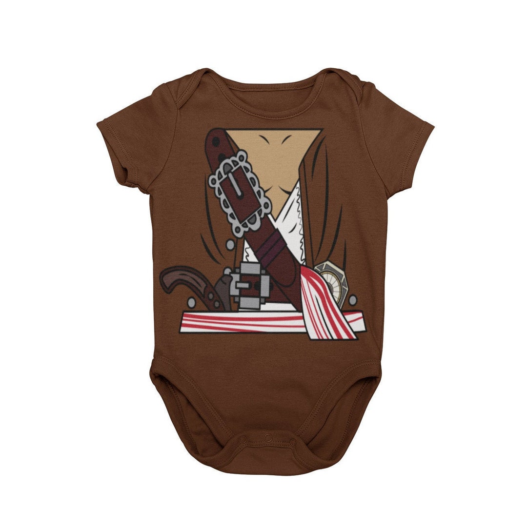 Baby Captain Jack Halloween Costume Bodysuit | Baby Pirate Cosplay