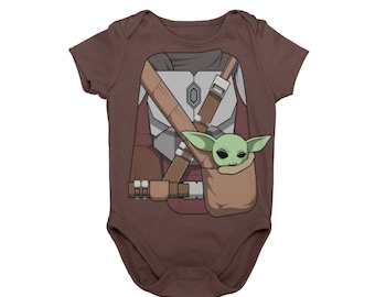Disfraz de bebé Bounty Mando Hunter para Halloween, mono infantil / Disfraz de bebé Star Hero Galactic Cosplay / Disfraz único de MNSSHP / El niño