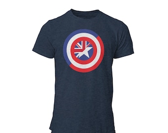Camiseta Unisex del Capitán Carter / Agente Pegg America New Superhero Show Mashup Camiseta / WDW Orlando Tee / Comic Con Cinematic Universe Tshirt