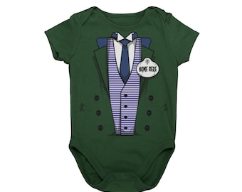 Baby Haunted Cast Member Halloween Costume Bodysuit | Baby Mansion Butler Cosplay Costume | MNSSHP Unique Costume | Baby First Visit | Gift
