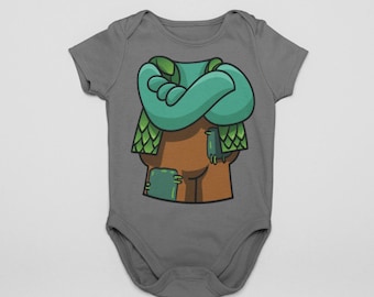 Baby Forest Troll Costume Green Monster Bodysuit | Toddler Woodland Outfit | Funny Halloween Baby Romper | Fantasy Dress-Up Gift | MNSSHP