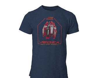 Veronica Sicherheitssysteme Unisex Shirt | Einzigartige Comic Con Grafik T-Shirt | Superheld Tech Tee | Orlando Urlaub Shirt | Tony und Bruce Tee