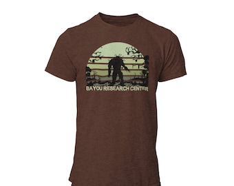 Bayou Research Center Unisex Shirt | Swamp Superhero Monster Shirt | Comic Book Hero Tee | Comic Con Thing Shirt |