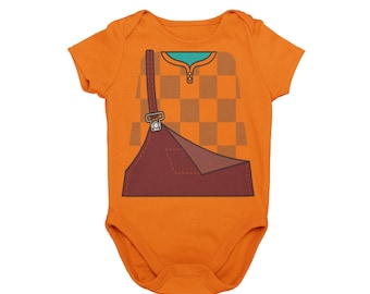 Ralph Baby Halloween Costume Bodysuit | Baby Cartoon Hero Cosplay Costume Bodysuit | Baby First Visit Orlando Vacation MNSSHP Costume | Gift