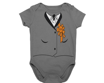 Baby Halloween Stadt Bürgermeister Halloween Kostüm Body | Baby Alptraum Bürgermeister Cosplay Kostüm Body | MNSSHP Kostüm | Pop-Kultur-Baby