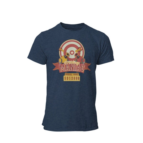 Midway Maniac Unisex Tshirt | Midway Maniac Established 2008 Tee | Mania Orlando Toy Ride Graphic Shirt | WDW Passholder Family Vacation Tee