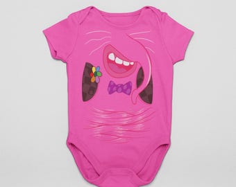 Pink Elephant-Style Baby Costume | Funny Cartoon Character Bodysuit Emotional Movie Infant Outfit | Imaginary Elephant Unicorn Friend