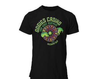 Halloween Town Casino Unisex Shirt | Jack And Sally Shirt | Boogie Casino Halloween Christmas Nightmare Graphic T-Shirt | Orlando Theme Park