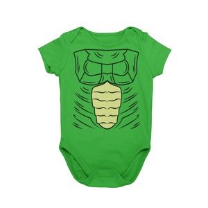 Swamp Monster Baby Halloween Costume Bodysuit | Baby Classic Monster Cosplay | Horror Fan Gift |MNSSHP Costume| Lagoon Creature| Unique Baby