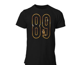 The 89 Bat Unisex Shirt | Vintage 80’s Superhero Graphic Tee | Unique Comic Con Mobile T Shirt | Comic Book Fan Gift | Bat Day Shirt