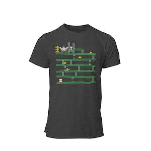 Cleveland Football 8-Bit DK Unisex Shirt | Retro Gamer Cleveland Sports Unique Graphic T-Shirt | Made In Ohio Local Artist Unique CLE Gift