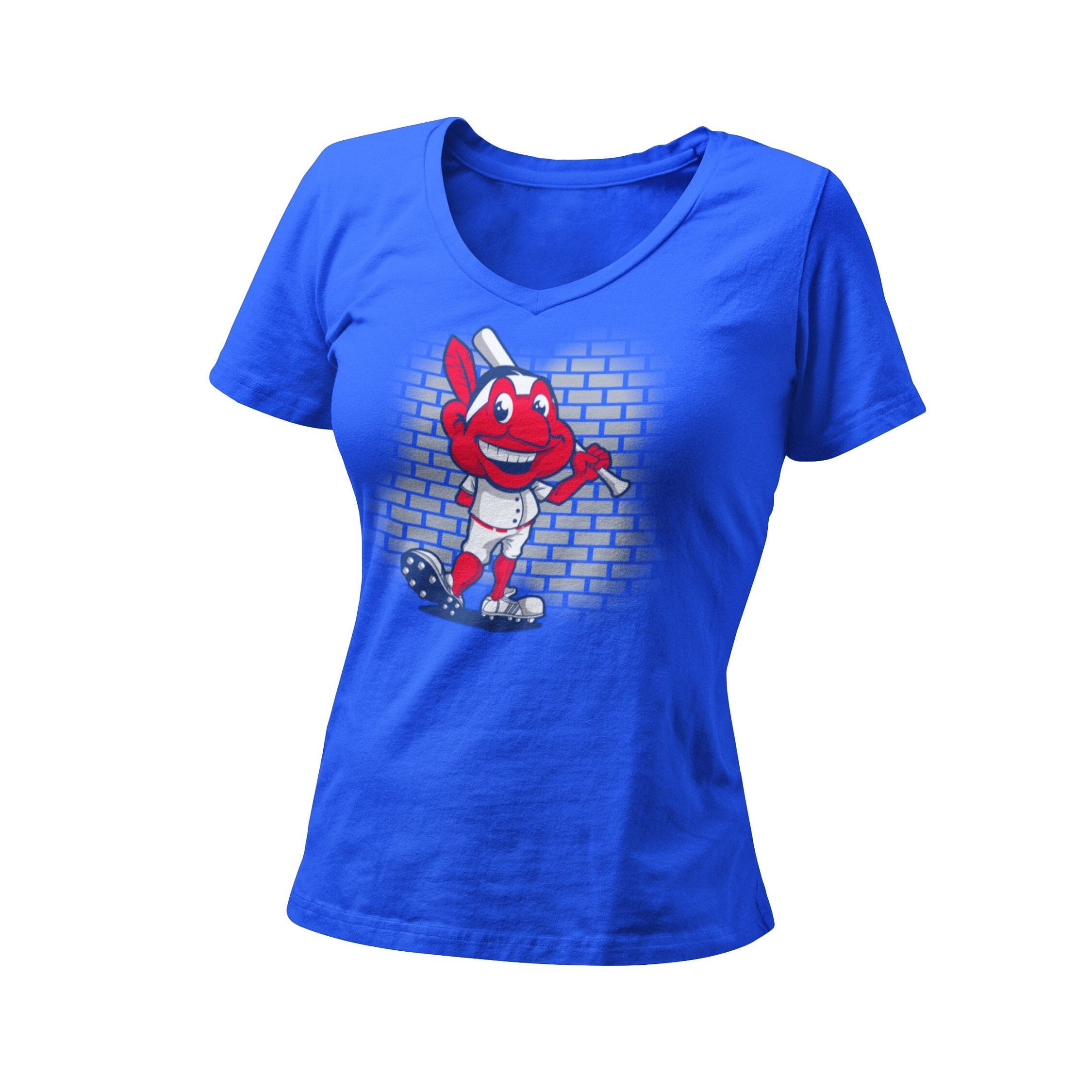 Cartoonwhoo Baseball Women's V-neck T 
