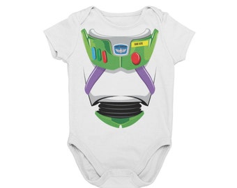 Buzz-Baby-Halloween-Kostüm | Custom Space Story Waldläufer Baby Cosplay | Spielzeug Film Charakter Gedruckt Grafik Body | Passend für: