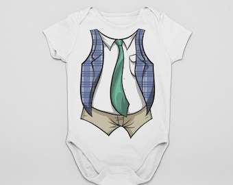 Baby Matt Motivational Speaker Cosplay Halloween Costume Bodysuit | Baby MNSSHP | Foley Saturday Night Comedy Costume | Unique Shower Gift