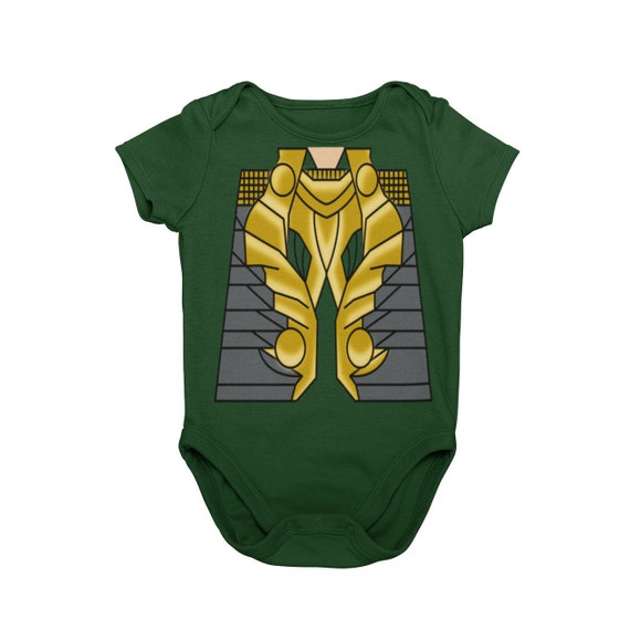 God of Mischief Baby Halloween Costume Bodysuit Baby Loki Villain Cosplay Halloween Costume Unique Baby Costume Gift Baby Shower Gift Etsy
