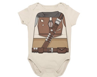 Bebé Bounty Mando Hunter Halloween Traje Body / Bebé Estrella Héroe Guerra Galáctica Cosplay Traje Body / MNSSHP Traje único / Niño