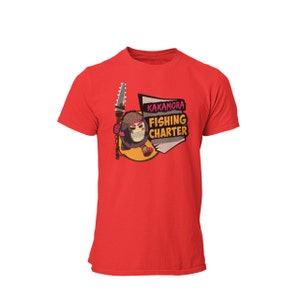 Kakamora Angeln Charter Unisex Shirt | Orlando Urlaub passende Familie T-Shirt | Themenpark Urlaub Tee | Animal Kingdom Angeln Tee