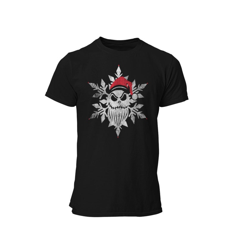 La Sandy Claws Snowflake Unisex Camisa / Jacks y Sally Graphic Camiseta / Navidad Pesadilla / Orlando Parque Temático Vacaciones / Regalo imagen 1
