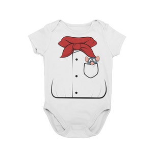 Body kostiumowe na Halloween Baby Cast Member Chef | Kostium cosplay Baby Ratatouille Chef | Unikatowy kostium MNSSHP | Wine and Dine Baby | Prezent