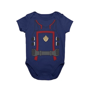 Baby Guardian Super Hero Halloween Costume Bodysuit | Super Baby Comic Book Cosplay Costume | Superhero Baby Shower Gift | Unique Costume