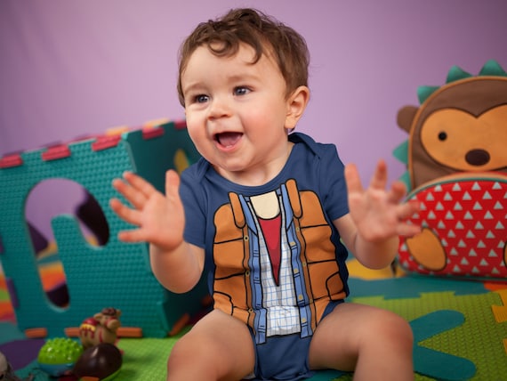 Baby Marty Halloween Costume Bodysuit Baby 80's Fly Time Traveler