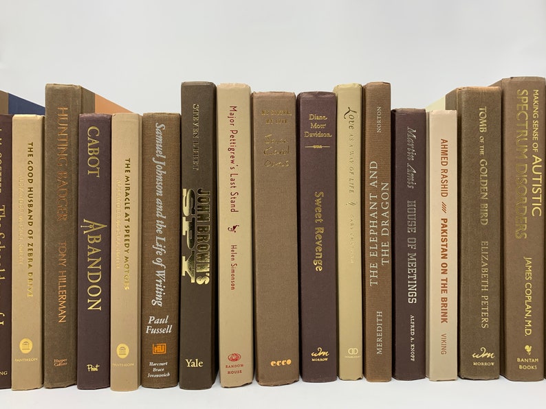 Real Decorative Books by Color Bulk Bundle Books by Color Etsy