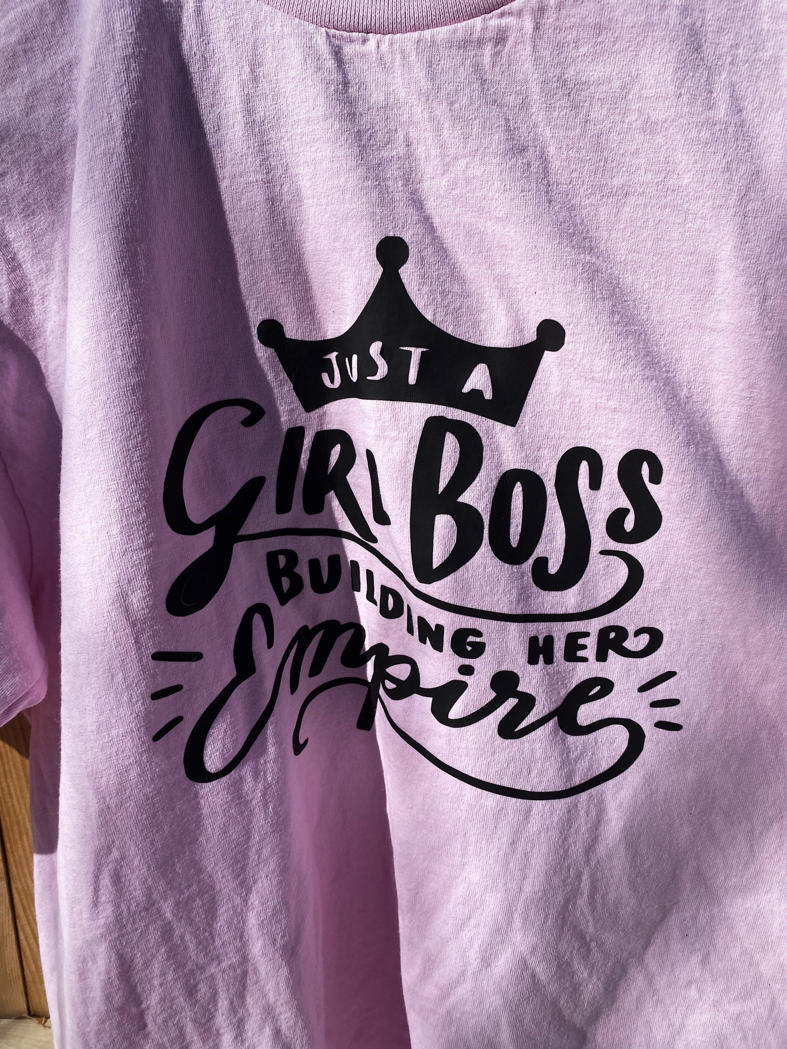 Girl Boss Shirt Large inspiring women leaders pink crown Etsy
