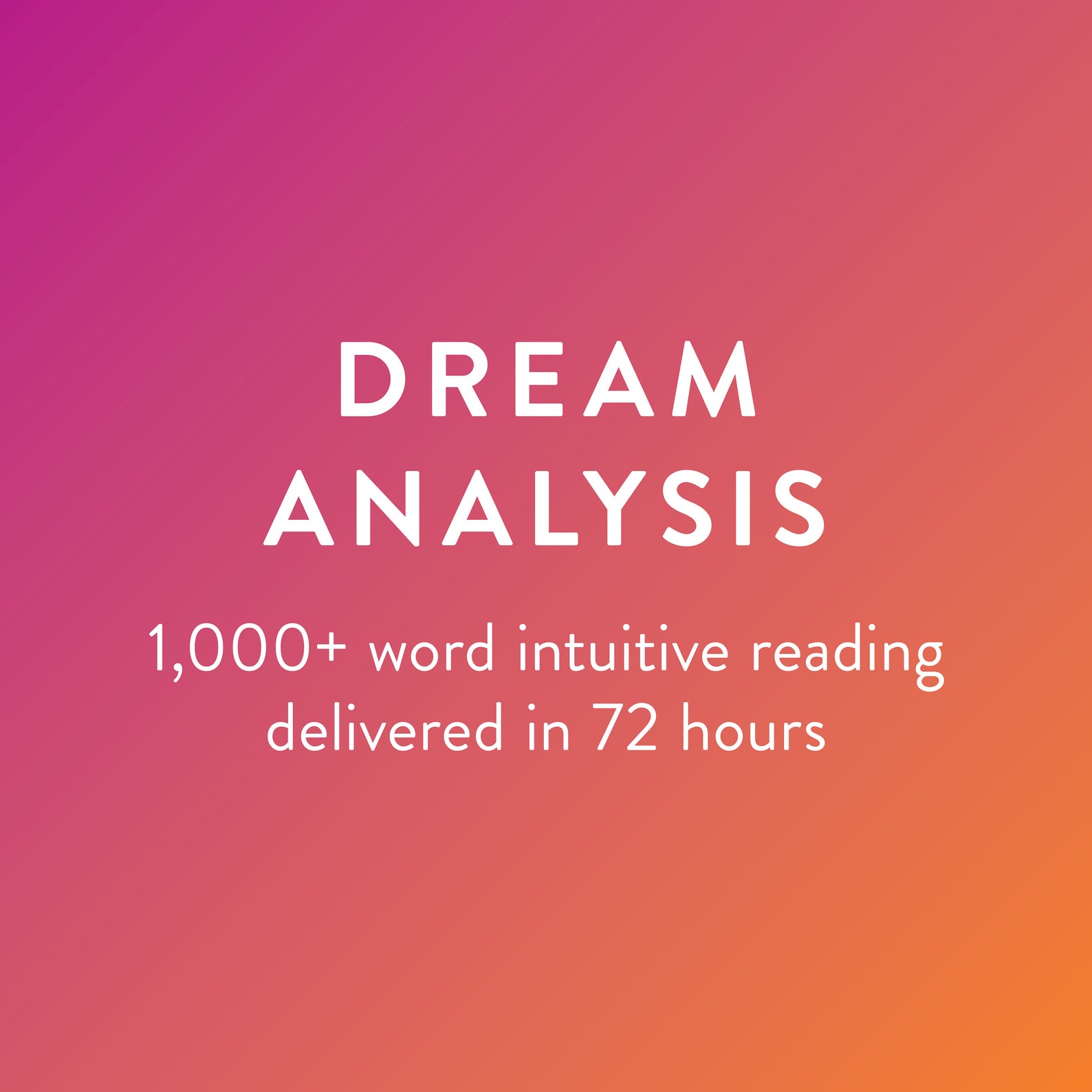 dream analysis download