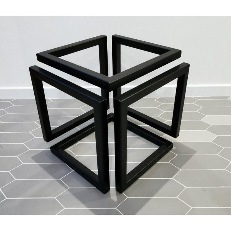 Frame legs of the infinity cube table Etsy