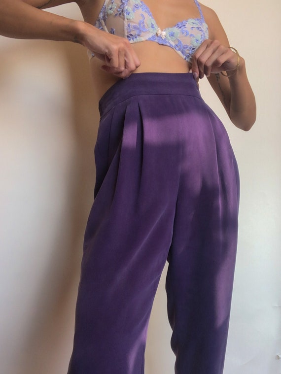 100% SILK TROUSERS