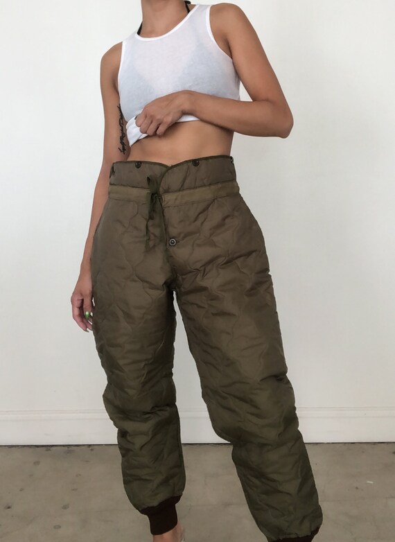 Men's Quilted Military Pants - Etsy