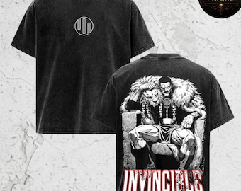 Thragg Invincible Shirt, Grand Regent Thragg Vintage Mineral Wash Tee, Viltrumite Empire Graphic Tshirt, Omni Man Comic Anime Pump Cover Gym