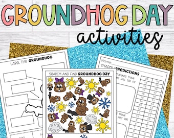 Groundhog Day Activities for Kindergarten Centers Early Education Math and Literacy Small Groups
