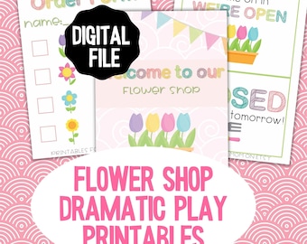 Dramatic Play Flower Shop, Flower Shop Preschool, Dramatic Play at Home, Dramatic Play Center Activities
