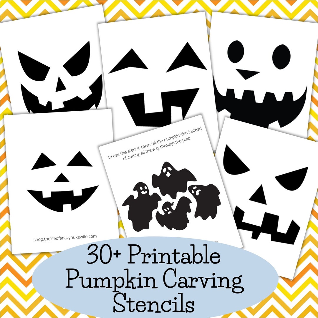Printable Pumpkin Carving Stencils