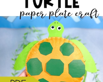 Turtle Craft for Preschoolers Ocean Summer Crafts Activity for Summer Camp ocean animal craft under the sea craft