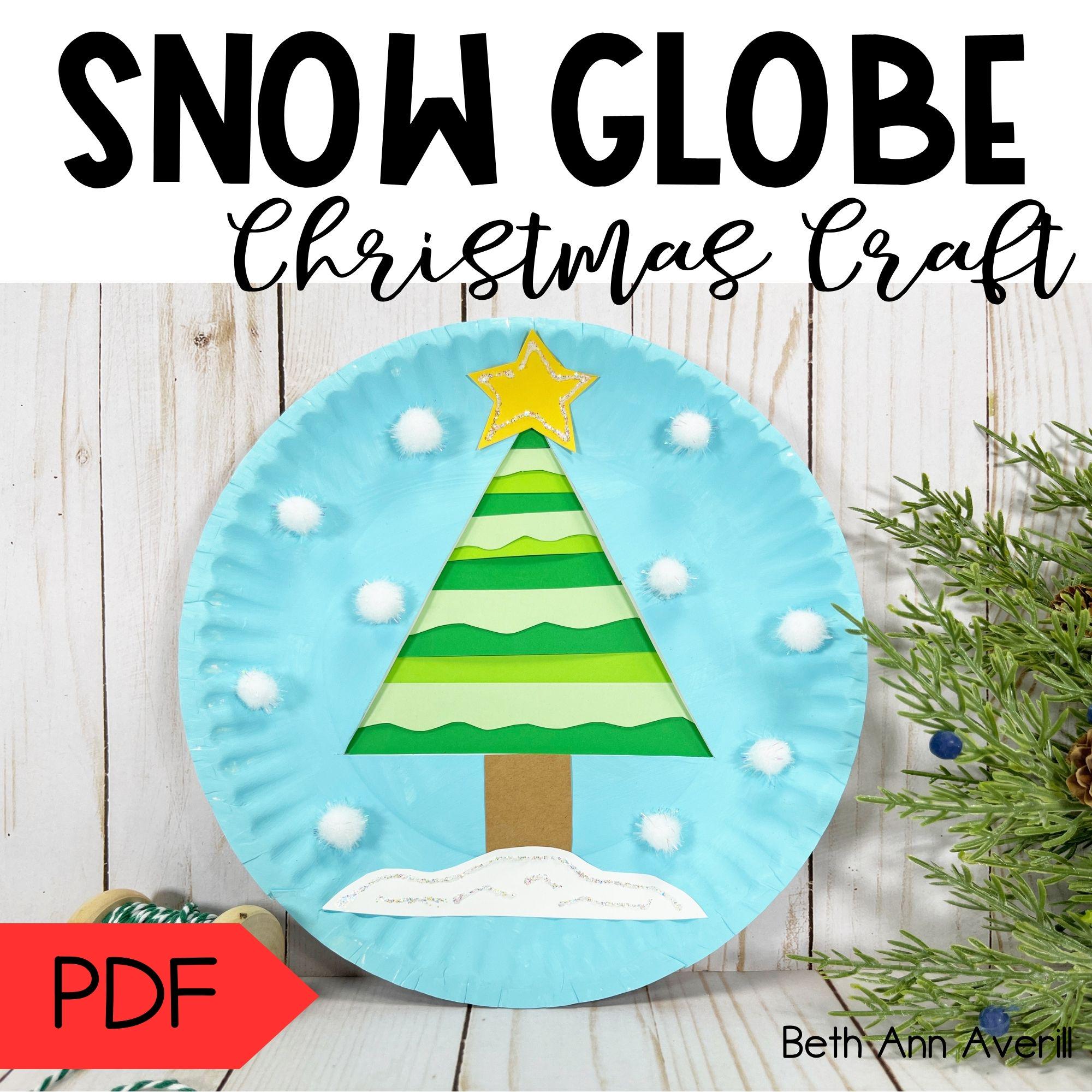 42 Discover Joy with These Easy and Fun Christmas Crafts for Kids! 5 Snow Globe Christmas Crafts for Preschoolers Printable Craft Kit…