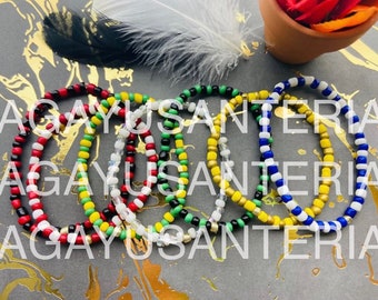 Orisha- Santeria -Authentic -Yoruba- 7 Powers-Bracelets-Prepared | Orisha -Santeria -Authentica- Yoruba- Pulseras-7 Potencias-Preparadas