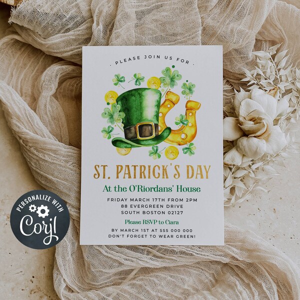 Irish Invitation - Etsy